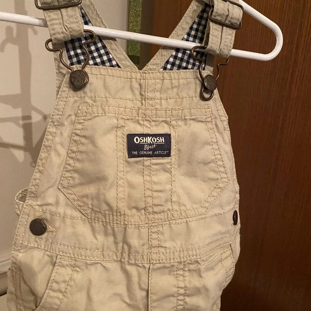 Oshkosh B’Gosh Khaki Overalls